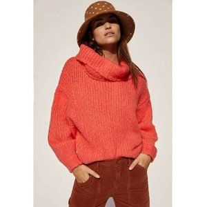 Anthropologie Pilcro Zamora Cowl Neck Sweater Wool Alpaca 1X